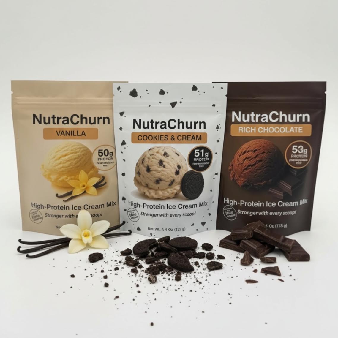 NutraChurn Protein Ice Cream Mix